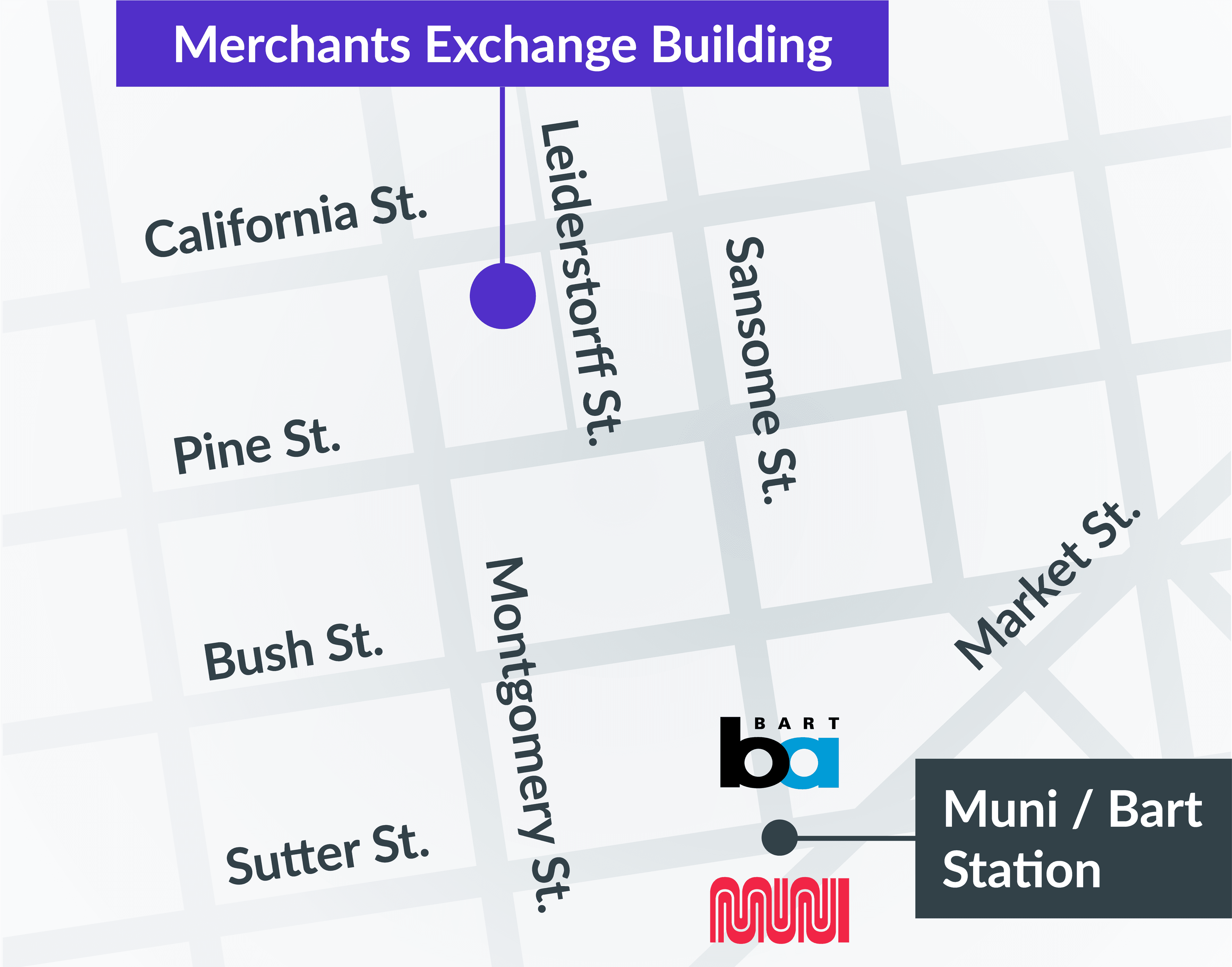 Map of the surroundings for the venue.