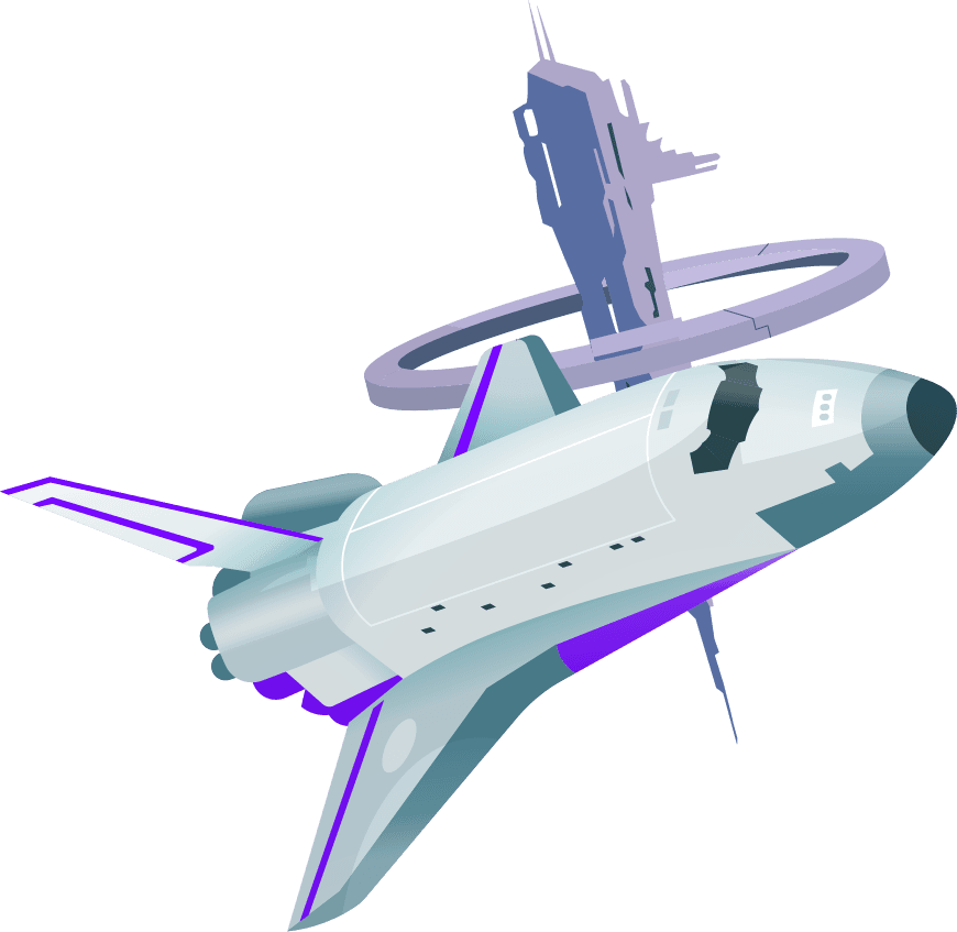 Space shuttle graphic