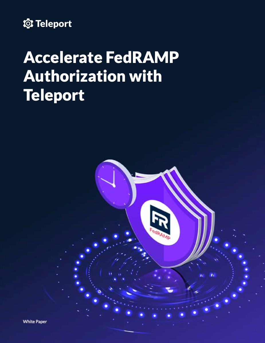 Book cover for "Accelerate FedRAMP Authorization with Teleport"