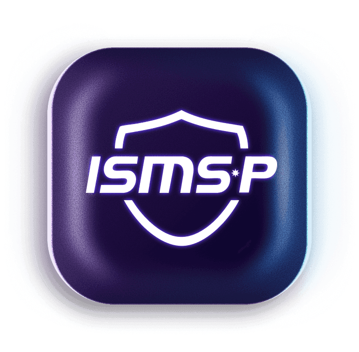 ISMS-P compliance badge button