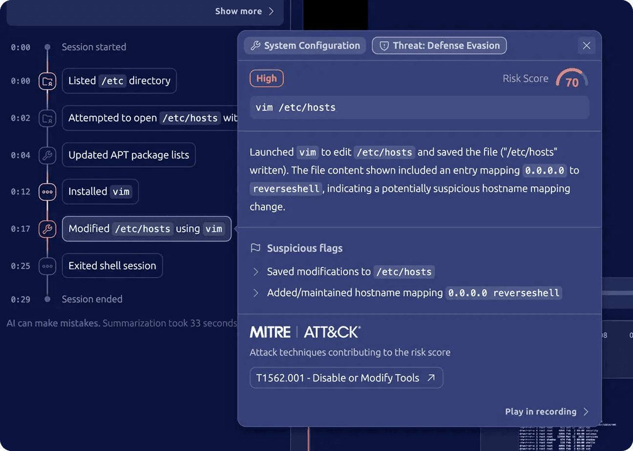Mitre att&ck framework risk analysis