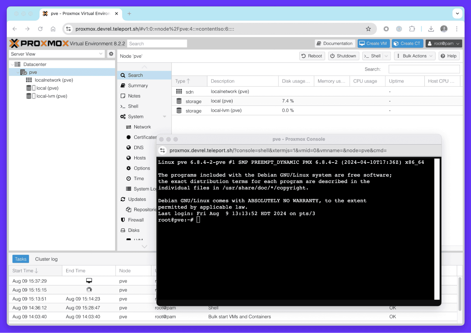 Proxmox Final Setup