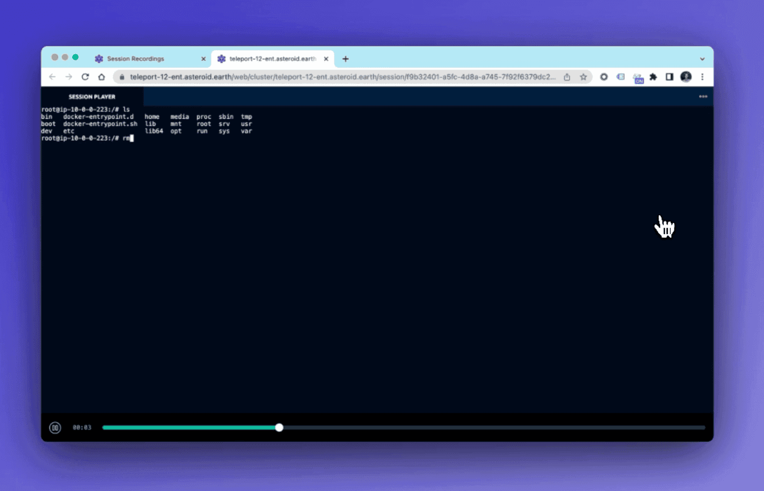 RBAC Kubernetes dashboard screenshot