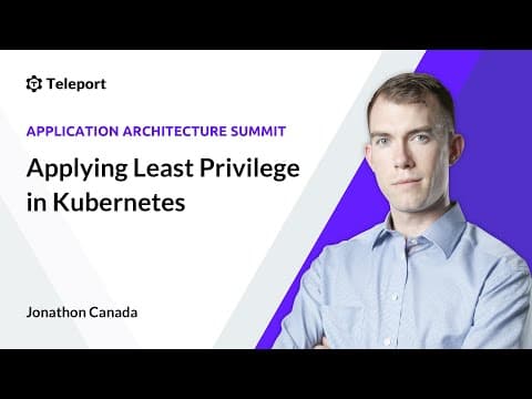 Applying Least Privilege in Kubernetes