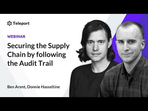 Securing the Supply Chain