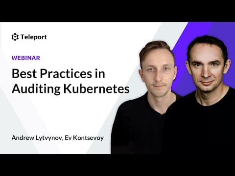 Best Practices in Kubernetes Audit Logging