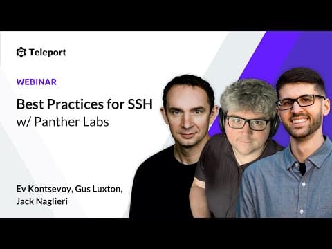 Industry Best Practices for SSH Access