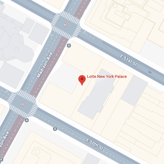 Image of a map displaying the NYC event location