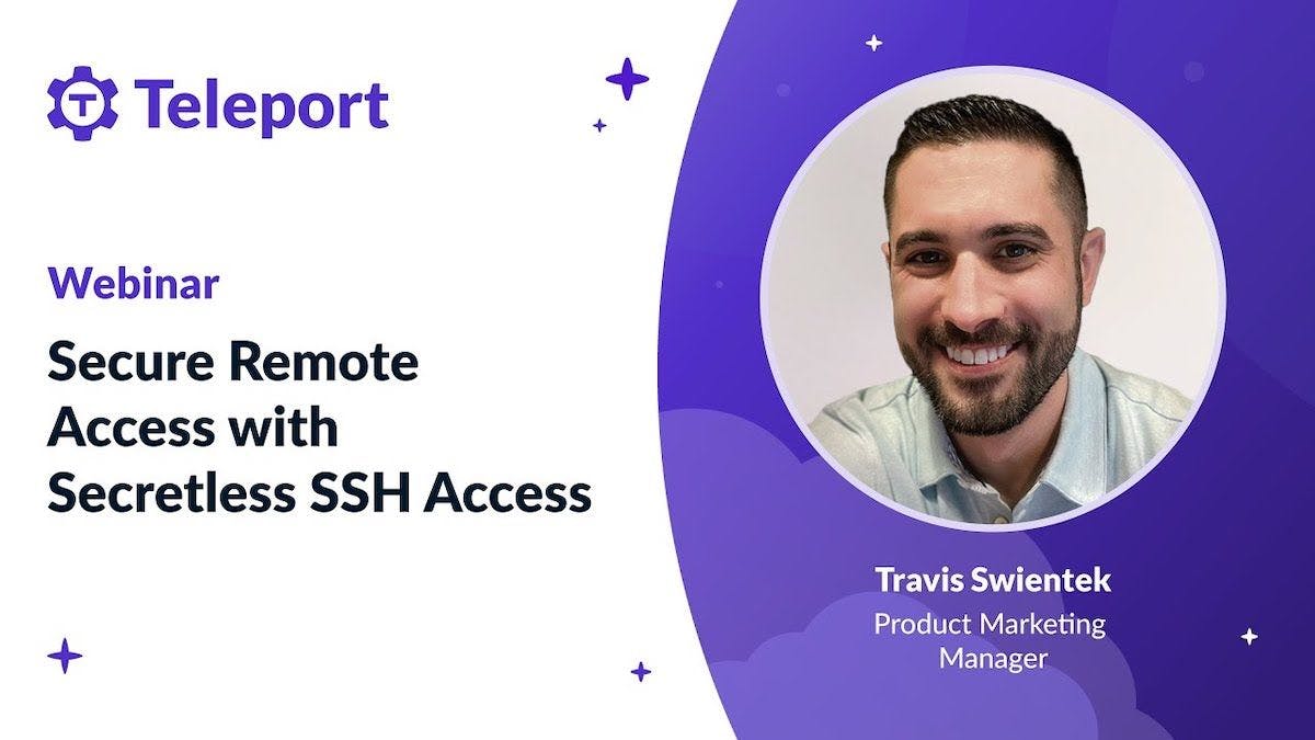 Secure Remote Access with Secretless SSH Access