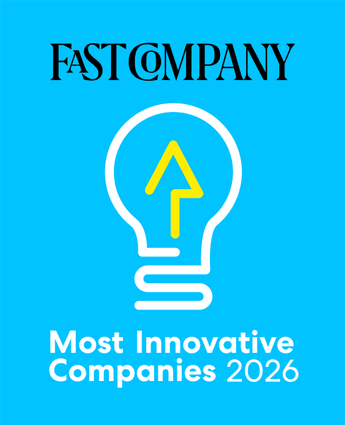 Fast Company Most Innovative Companies 2026 award badge
