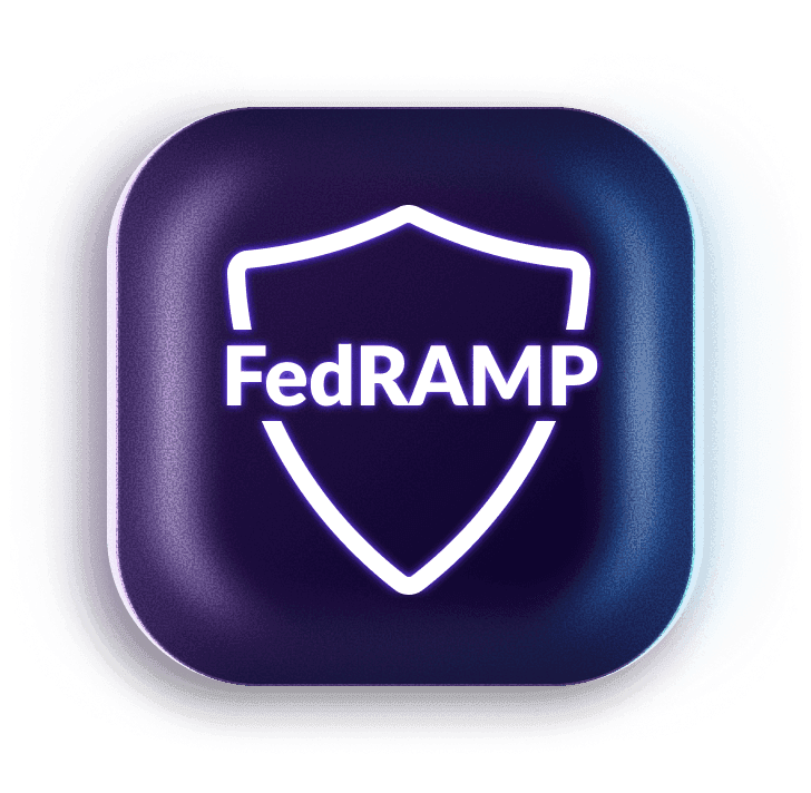 FedRAMP compliance badge button