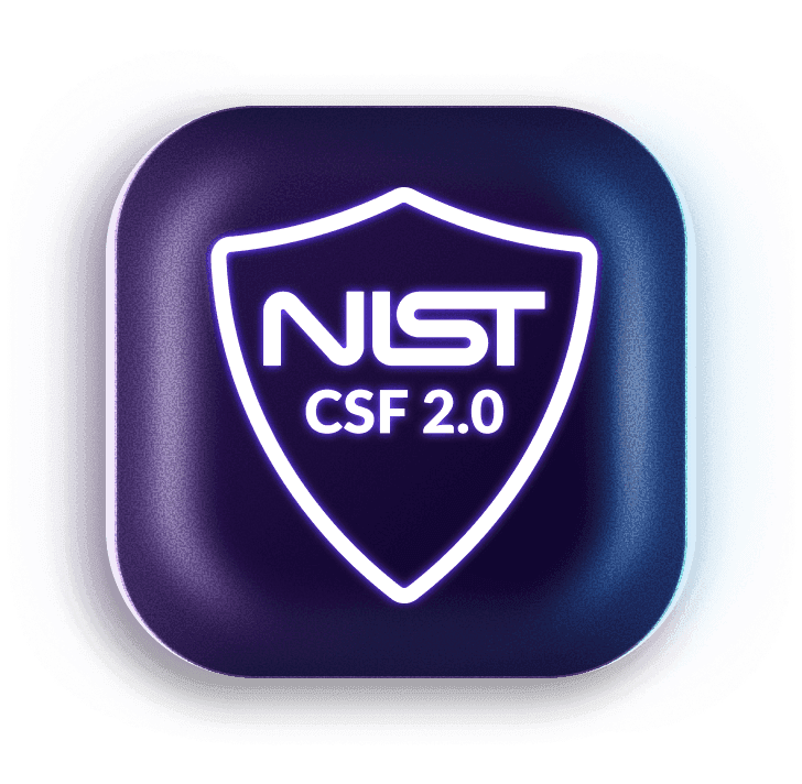 NIST CSF 2.0 compliance badge button