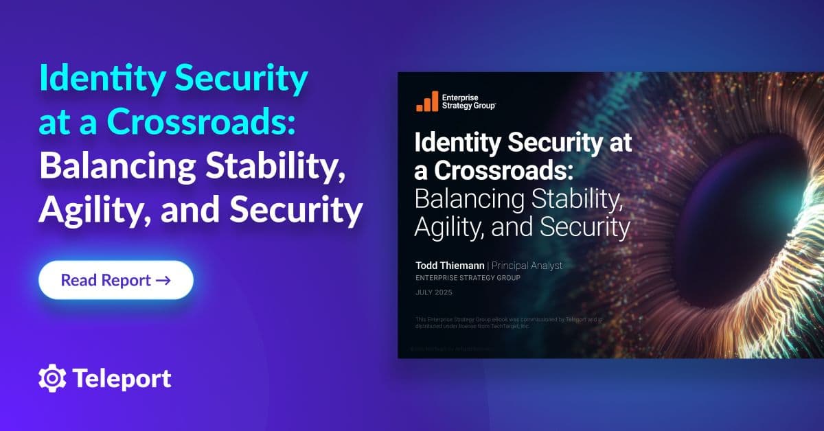 Identity Security at a Crossroads: Balancing Stability, Agility, and Security