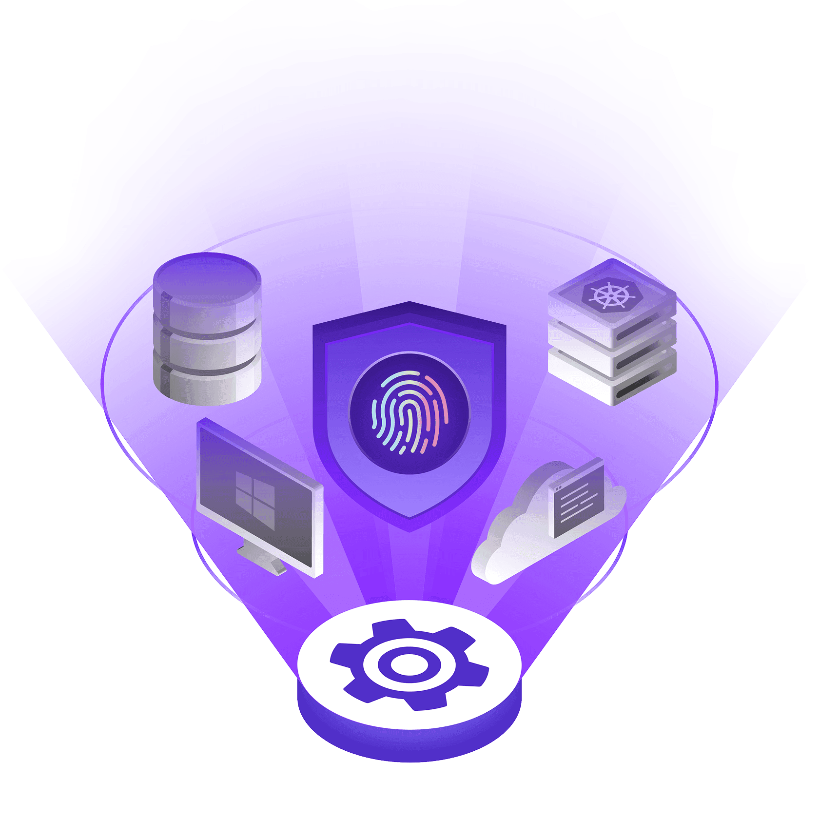 terminal window with shield check