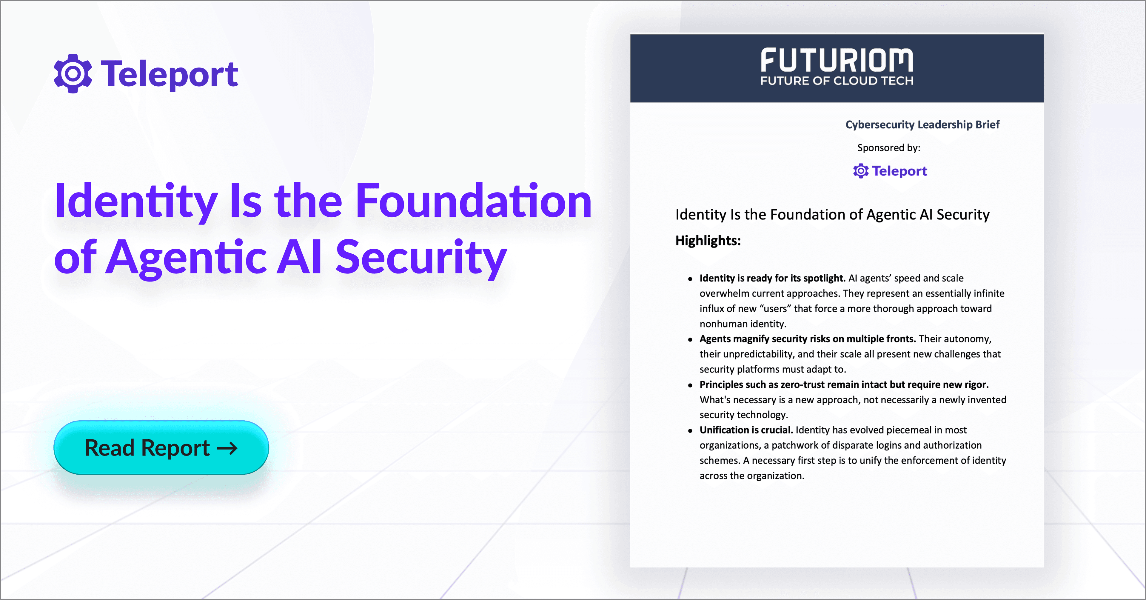 Identity Is the Foundation of Agentic AI Security