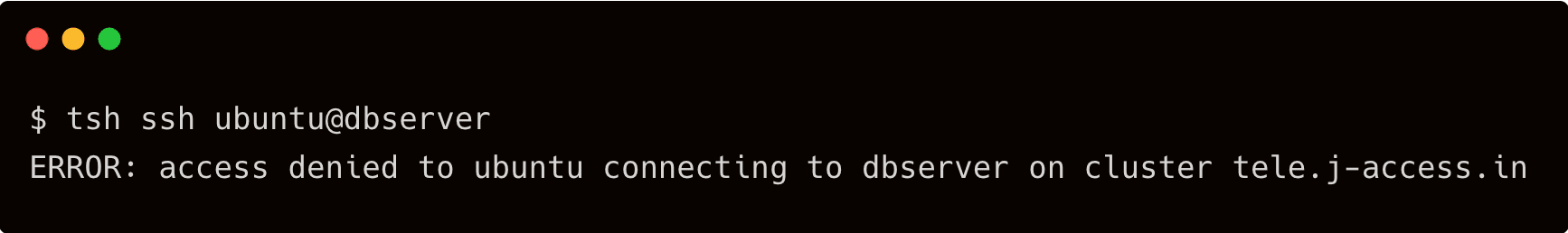 Access denied