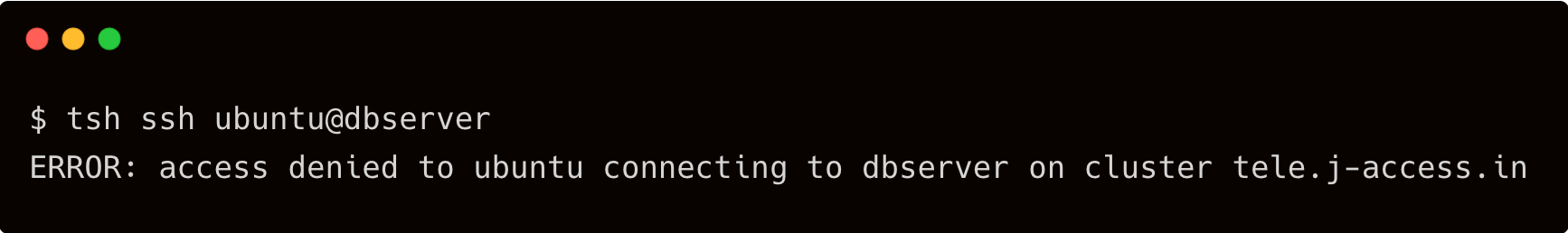 Access denied
