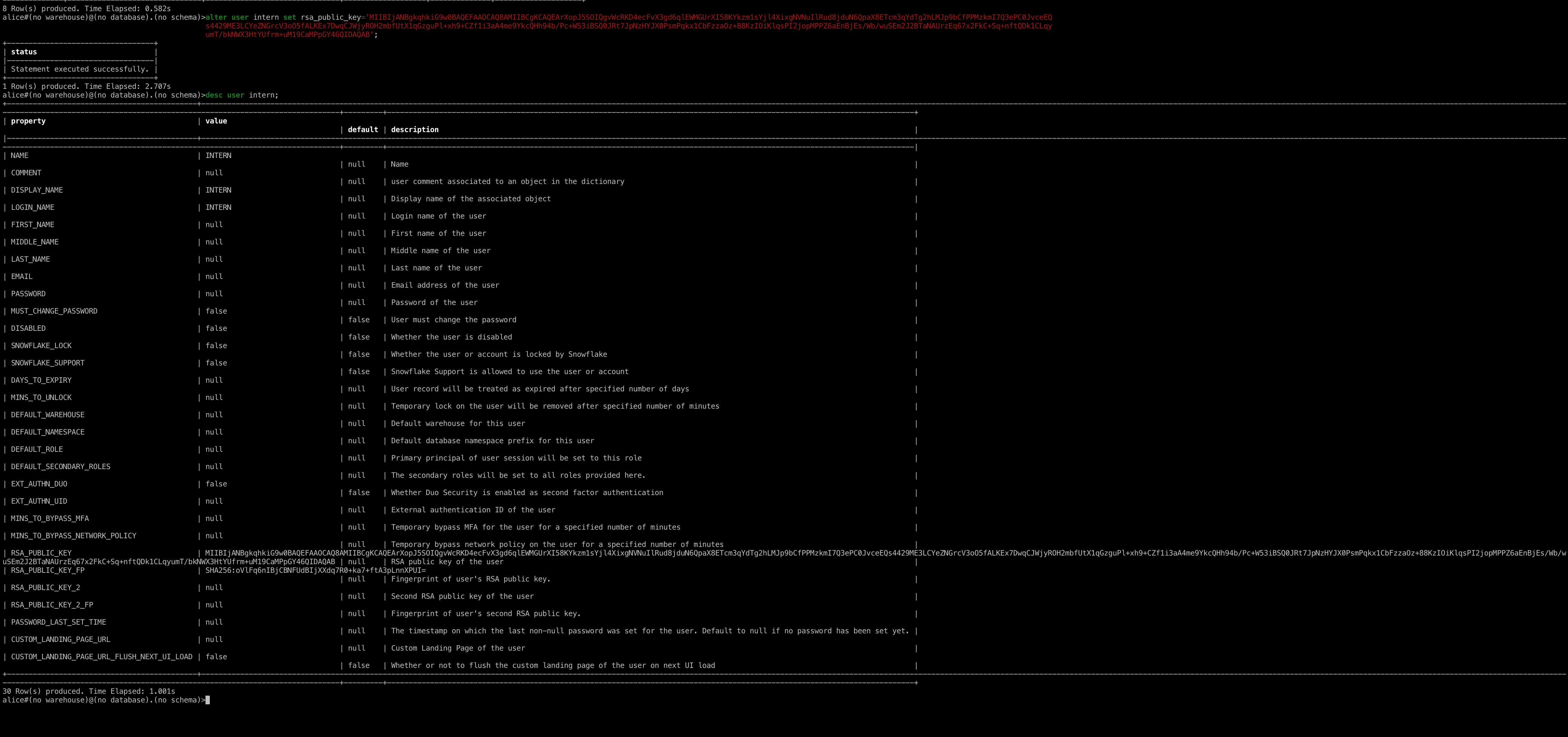 assign public key