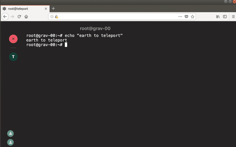 terminal vertical space