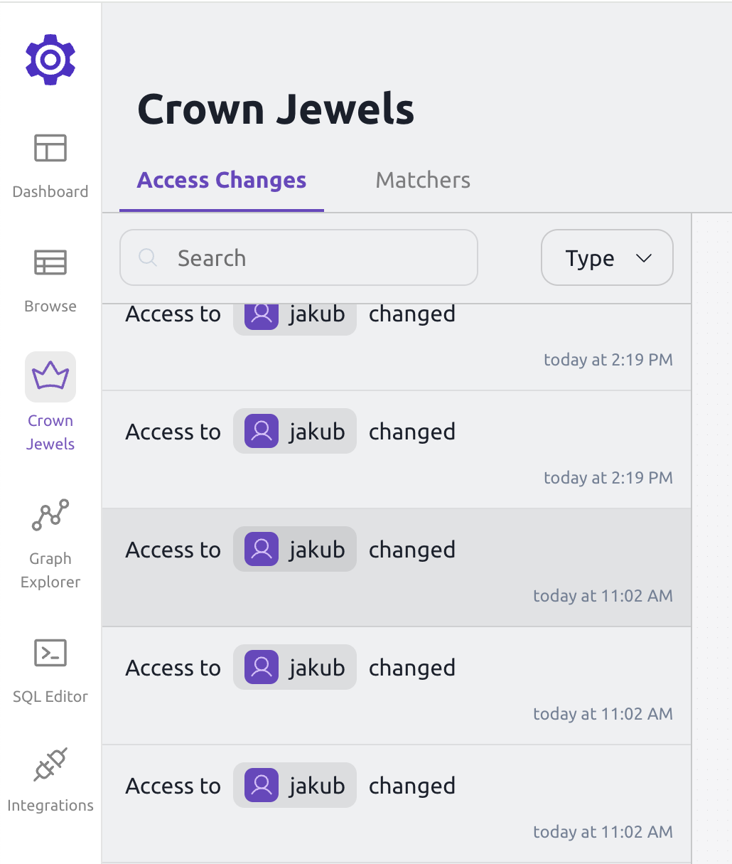 Crown Jewels access changes