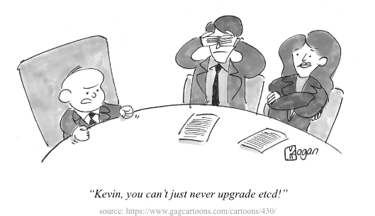 etcd upgrade cartoon