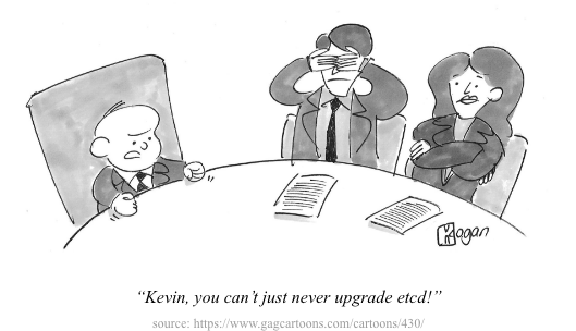 etcd upgrade cartoon