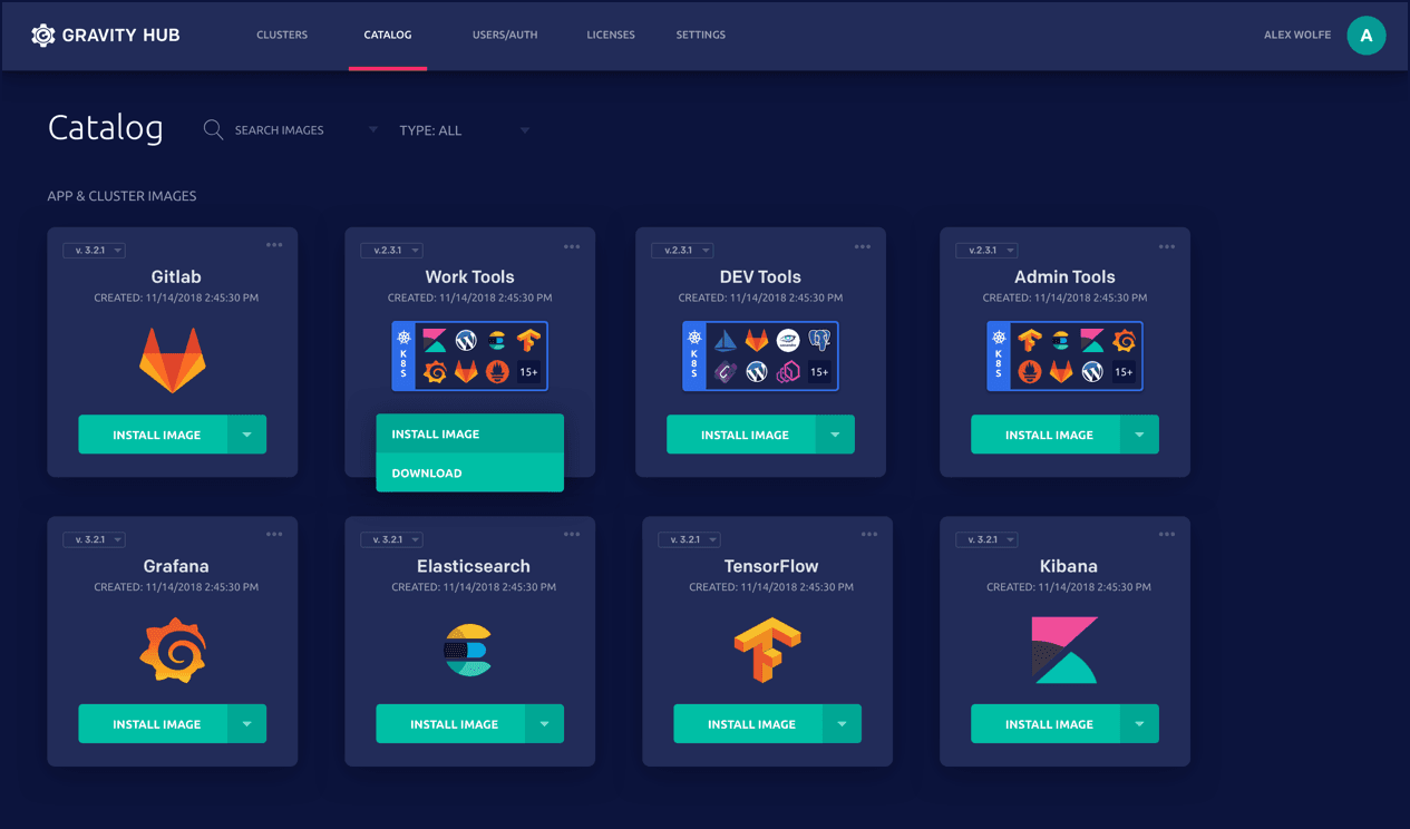 New Gravity Enterprise Hub