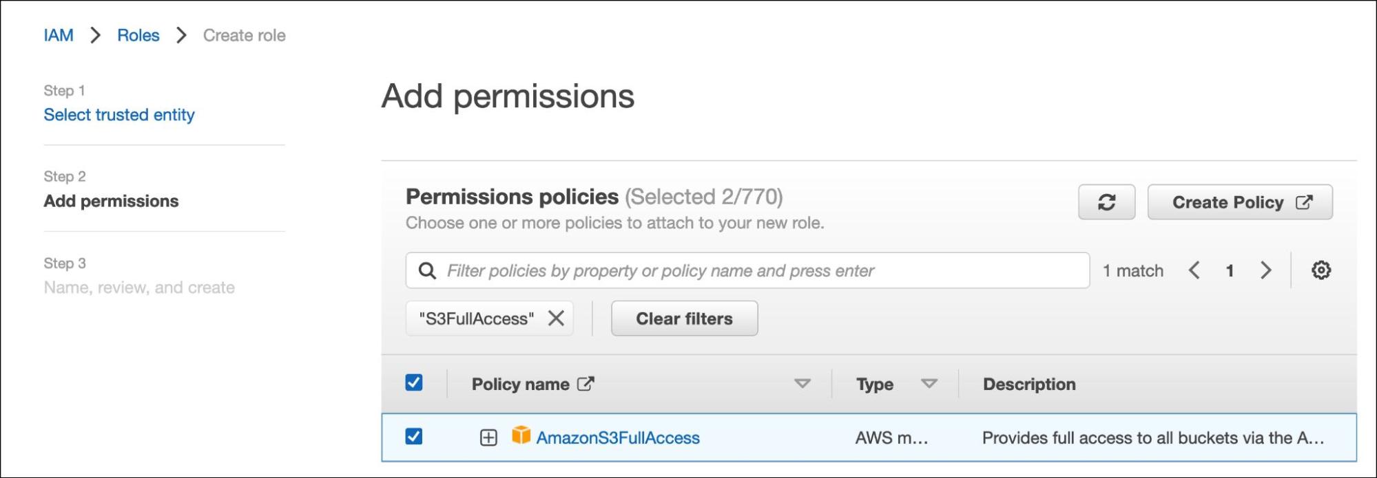 iam add permissions