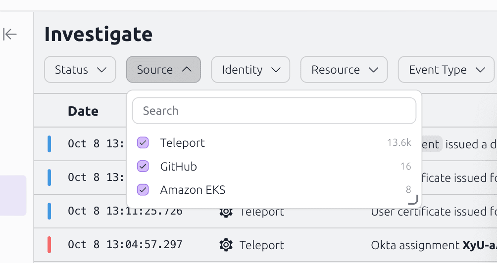 Investigate Amazon EKS Audit Logs