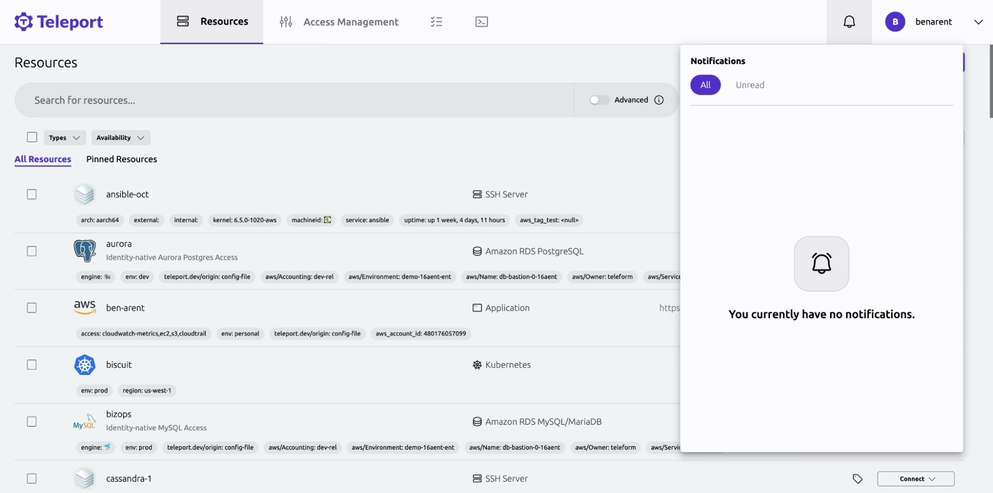 Notification UI