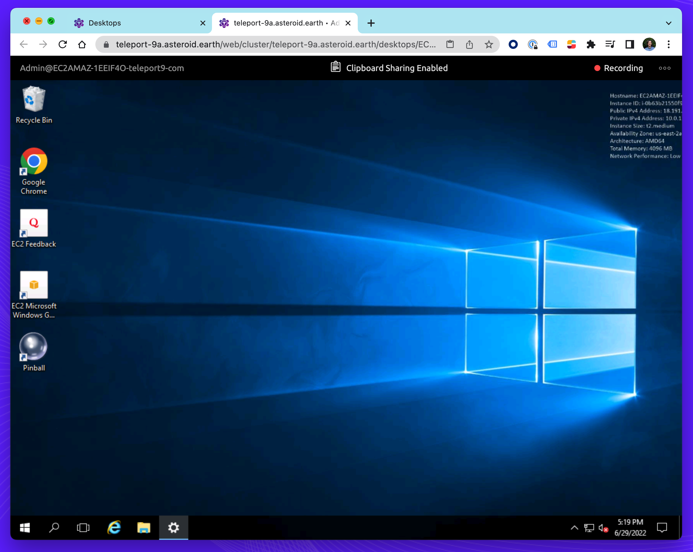 RDP from Browser