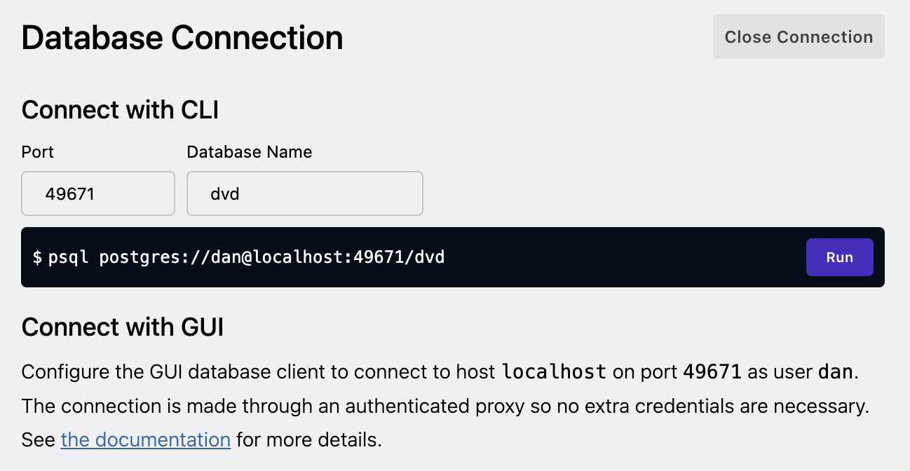 Screenshot: Configuring Teleport Connect to open a local port.