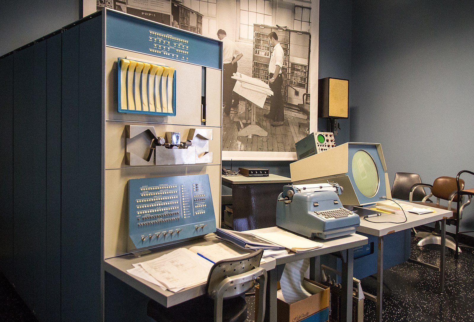 PDP-1 in a computer history museum