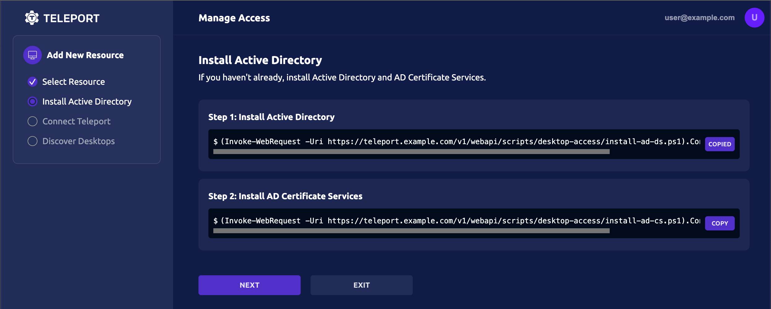 Install Active Directory